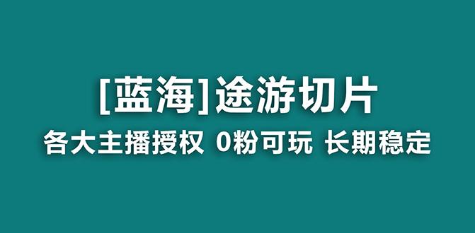 抖音途游切片，龙年第一个蓝海项目，提供授权和素材，长期稳定，月入过万-点子口袋网