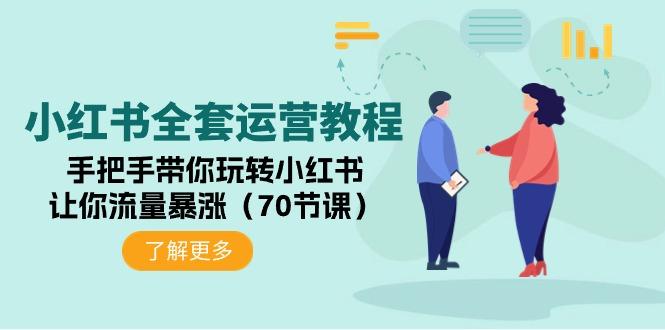 (9624期)小红书全套运营教程：手把手带你玩转小红书，让你流量暴涨(70节课)-点子口袋网