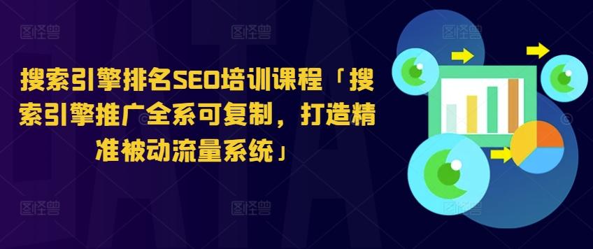搜索引擎排名SEO培训课程「搜索引擎推广全系可复制，打造精准被动流量系统」-点子口袋网
