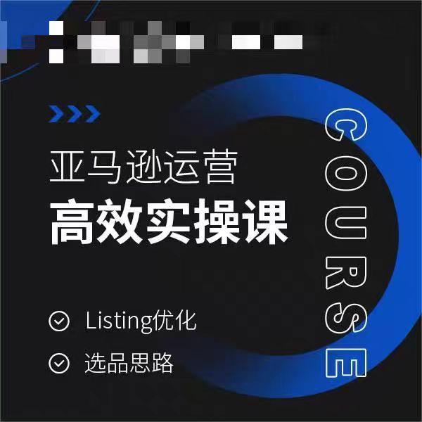 亚马逊运营高效实操课，Listing优化，选品思路-点子口袋网