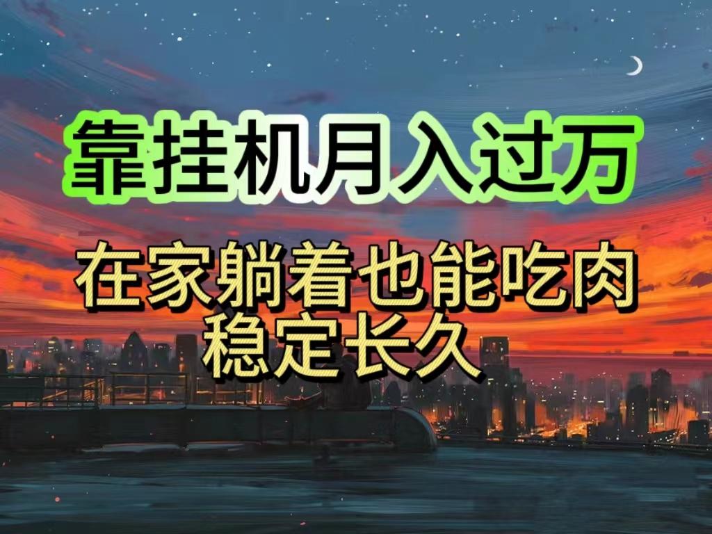 挂机项目日入1000+，躺着也能吃肉，适合宝爸宝妈学生党工作室，电脑手...-点子口袋网