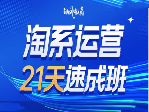 淘系运营21天速成班35期，年前最后一波和2025方向-点子口袋网