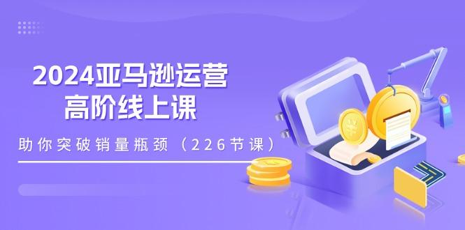 2024亚马逊运营-高阶线上课，助你突破销量瓶颈(228节课-点子口袋网