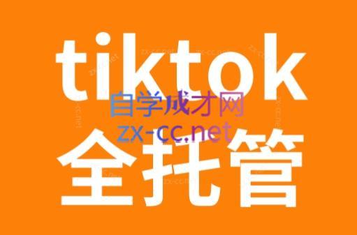 TikTok跨境电商全托管运营模式精品课-点子口袋网