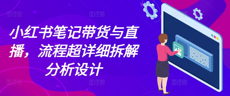 小红书笔记带货与直播，流程超详细拆解分析设计-点子口袋网