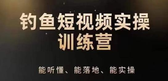 0基础学习钓鱼短视频系统运营实操技巧，钓鱼再到系统性讲解定位ip策划技巧-点子口袋网