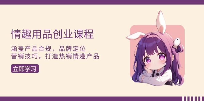 情趣用品创业课程：涵盖产品合规，品牌定位，营销技巧，打造热销情趣产品-点子口袋网