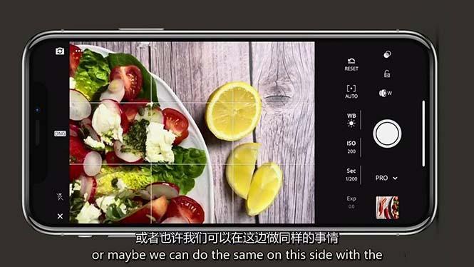 iPhone 美食摄影-掌握美食摄影造型-构图和编辑艺术-21节课-中英字幕-点子口袋网