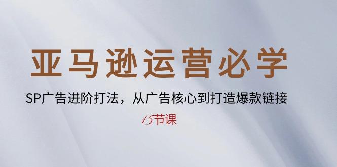 亚马逊运营必学： SP广告进阶打法，从广告核心到打造爆款链接-15节课-点子口袋网