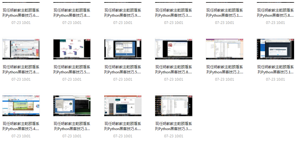 Python黑客技巧课程-点子口袋网