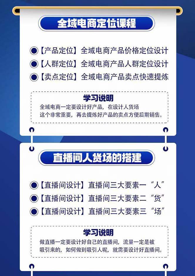 图片[2]-全域电商-粗暴玩法课：10亿销售经验干货分享！定位/免费起号/千川投流-点子口袋网