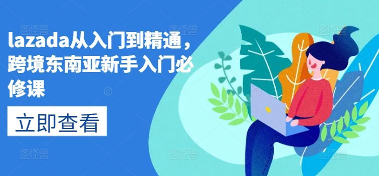 lazada从入门到精通，跨境东南亚新手入门必修课-点子口袋网