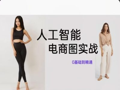 人工智能SD电商图实战，ai绘图0基础到精通-点子口袋网