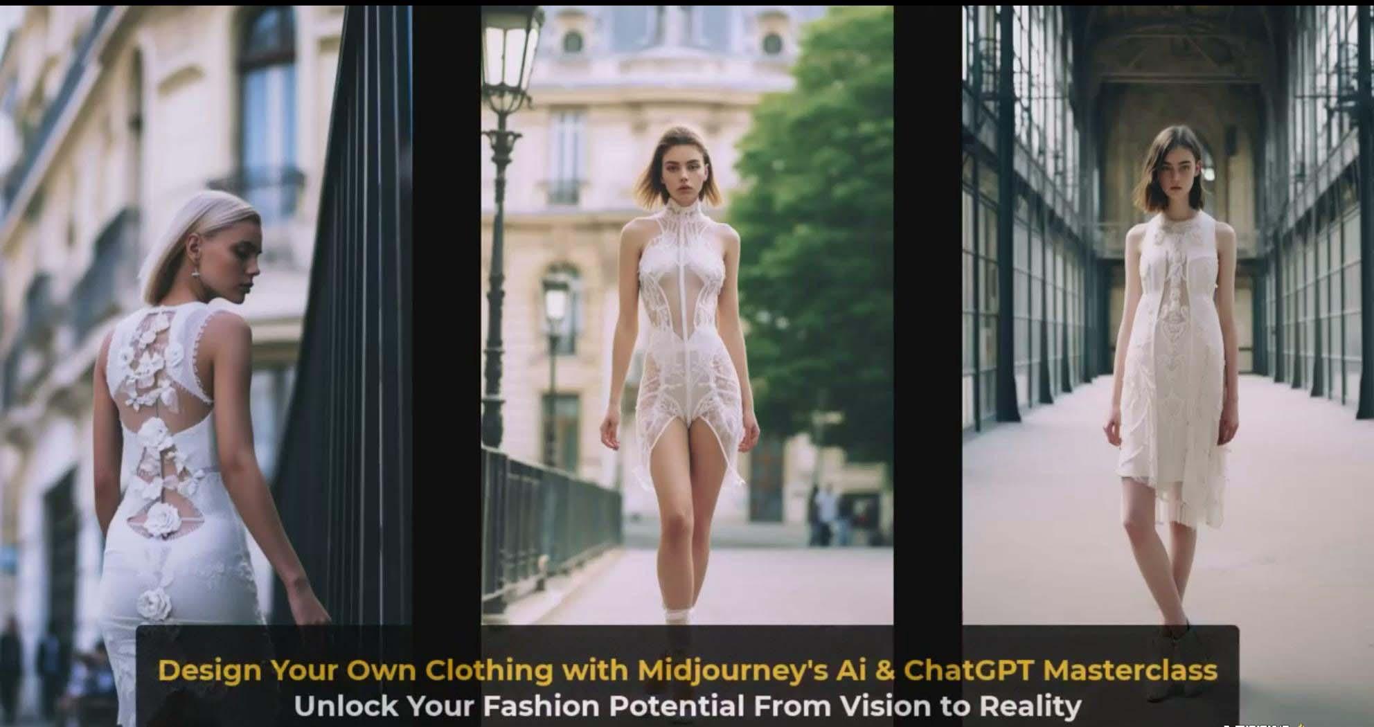 图片[4]-利用 Midjourneys Ai 人工智能设计自己的服装AI大师班-10节课-中英字幕-点子口袋网