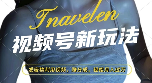视频号新玩法，废物利用视频，撸分成收益，轻松月入过W【揭秘】-点子口袋网