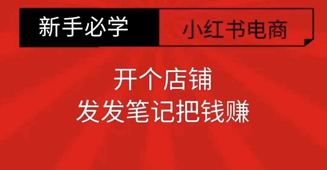 小红书零食共创【新手易上手】开个店铺，发发笔记把钱赚-点子口袋网
