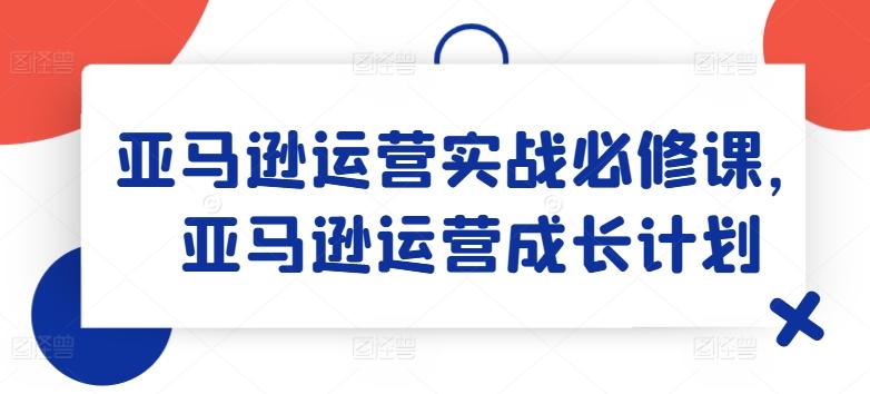 亚马逊运营实战必修课，亚马逊运营成长计划-点子口袋网