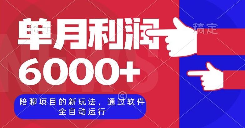 陪聊项目的新玩法，通过软件全自动运行，单月利润6000+【揭秘】-点子口袋网