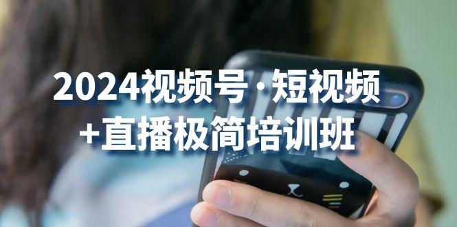 2024视频号·短视频+直播极简培训班：抓住视频号风口，流量红利-点子口袋网