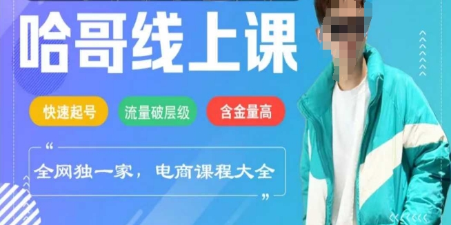电商线上课程2025年，快速起号，流量破层级，这套方法起号率99%-点子口袋网