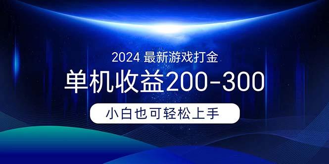 2024最新游戏打金单机收益200-300-点子口袋网