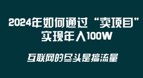 2024年 做项目不如‘卖项目’更快更直接！年入100万-点子口袋网