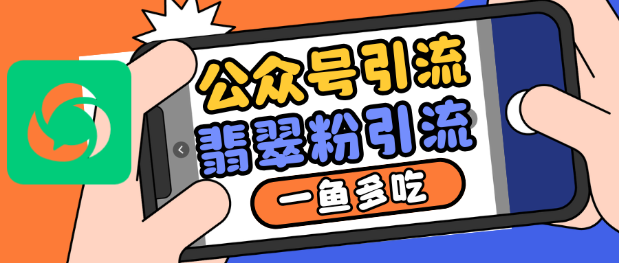 公众号低成本引流翡翠粉，高客单价，大力出奇迹一鱼多吃-点子口袋网