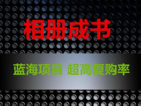 相册成书，蓝海项目，认真操作月入过万【揭秘】-点子口袋网