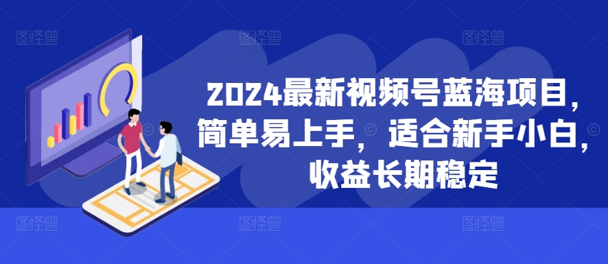 2024最新视频号蓝海项目，简单易上手，适合新手小白，收益长期稳定-点子口袋网