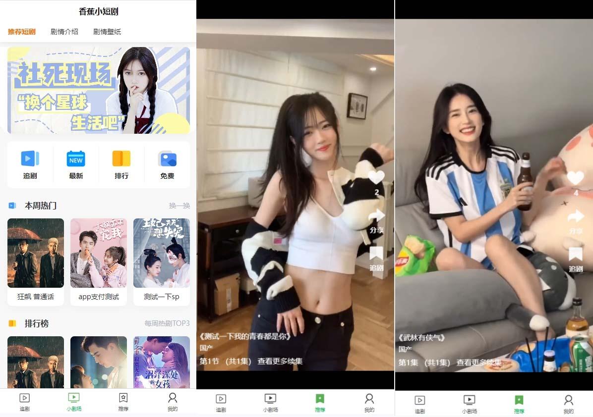 (8542期)小剧场短剧影视系统源码 全开源 带支付收益+会员机制+代理推广等模式【...-点子口袋网